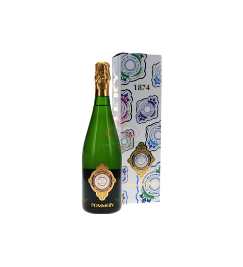 Pommery Apanage 1874 Blanc De Blancs + Giftbox Incl. Doos