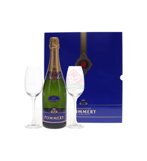 Pommery Brut Royal + 2 Glasses
