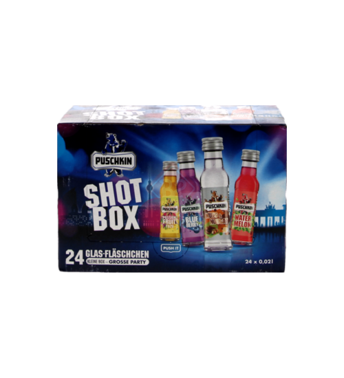 Puschkin Shot Box 24*2cl Incl. Doos