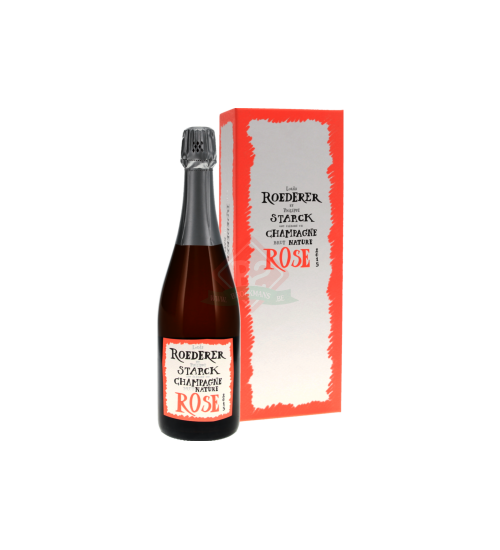 Roederer Brut Nature Rose 2015 Philippe Starck Deluxe Incl. Box