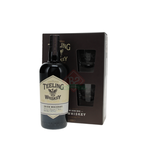 Teeling Small Batch Rum Finish + 2 Glazen