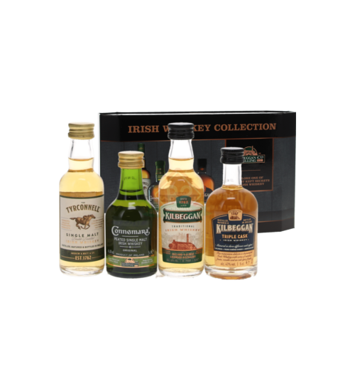 The Irish Collection 40° 4x5cl (Connemara, Kilbeggan, Tyrconnell And Kilbeggan Triple Cask)
