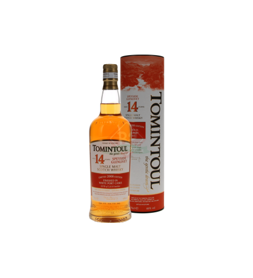 Tomintoul 2008 14y White Port Finish Tube Incl.