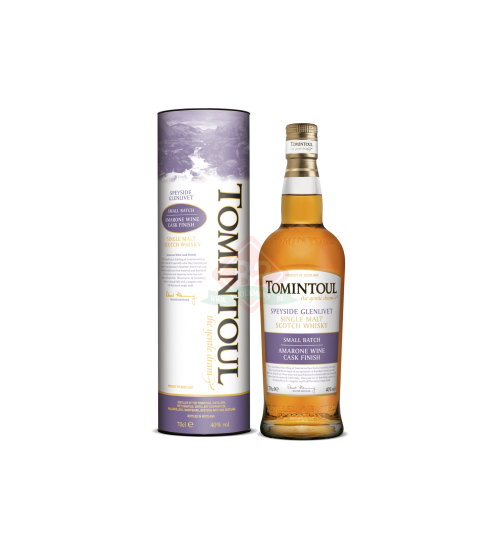 Tomintoul Amarone Cask Finish Tube Incl.