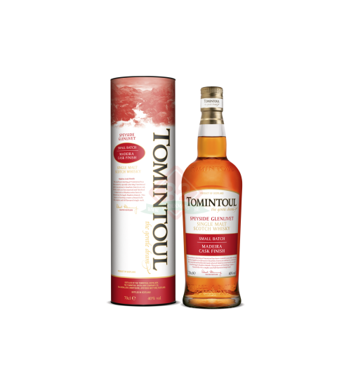 Tomintoul Madeira Cask Finish Tube Incl.