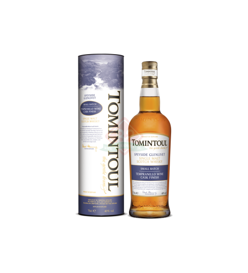 Tomintoul Tempranillo Cask Finish Tube Incl.
