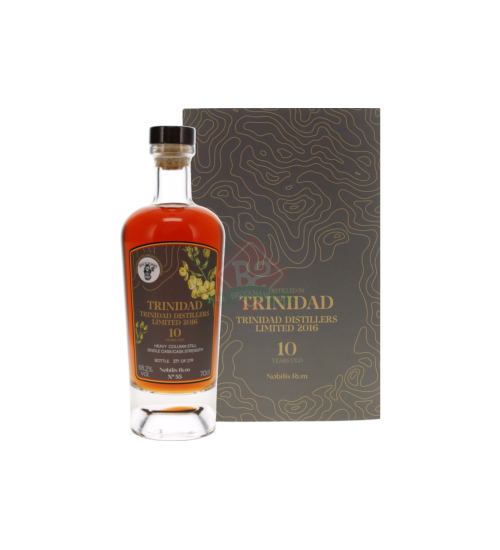 Trinidad 2016 10y Bottled In Collaboration With Rums Of Anarchy Belgium (Nobilis Rum) Incl. Doos